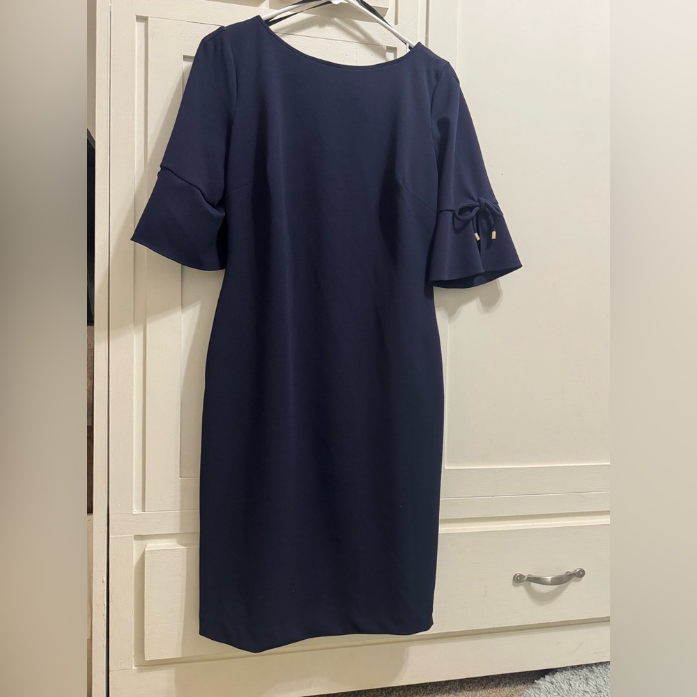 Karl Lagerfeld Midnight Blue Midi Dress